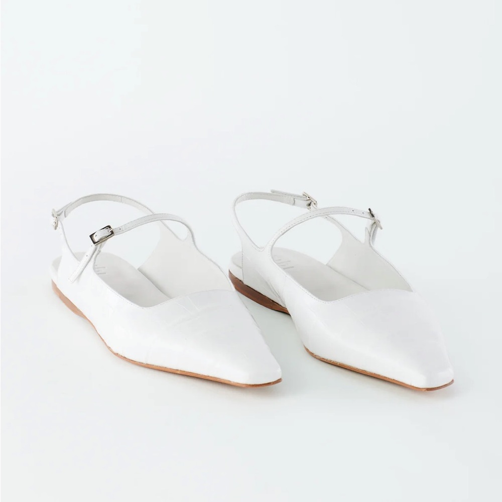 Tibi Croc Print Rudy Flat EU 40.5